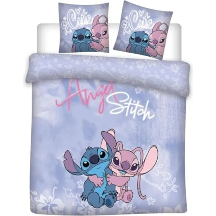 Lilo & Stitch Bettwäsche-Set – 240x220 cm Bettbezug & 65x65 cm Kissenbezug – Bild 1