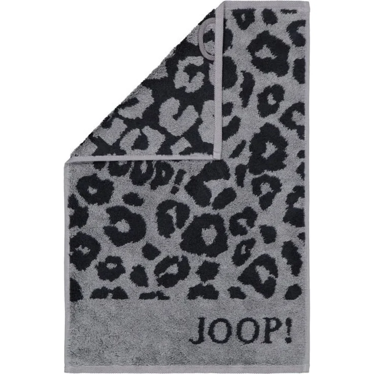 JOOP! Handtuch Joop! Handtuch Duschtuch Gästetuch Leo Allover 1707-90 graphit, Walkfrottier (1-St), 100% Baumwolle – Bild 4
