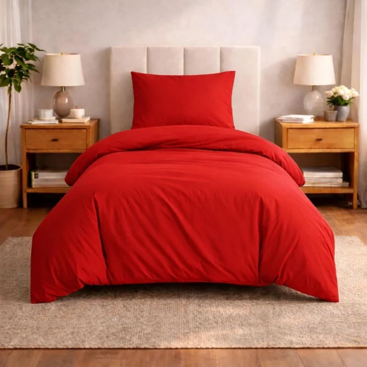 Komfortec Bettwäsche Premium, 135 x 200 bis 220 x 240 cm, 6 verschiedene Größen zur Auswahl, gebürstet 100% Mikrofaser, 2 teilig, Superweiches Bettwäsche-Set, Knitterfrei, Atmungsaktiv