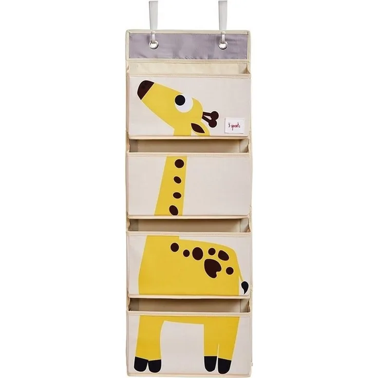 Aufbewahrung im Kinderzimmer, Wand - Utensilo, \"Giraffe\", 94x35,5 cm, von 3 sprouts