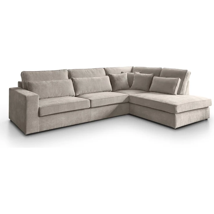 Beautysofa Ecksofa PARMA Die Lieferung beinhaltet die Lieferung in die Wohnung, im modernes Design, klassische Polsterecke inklusive Wellenfedern – Bild 2