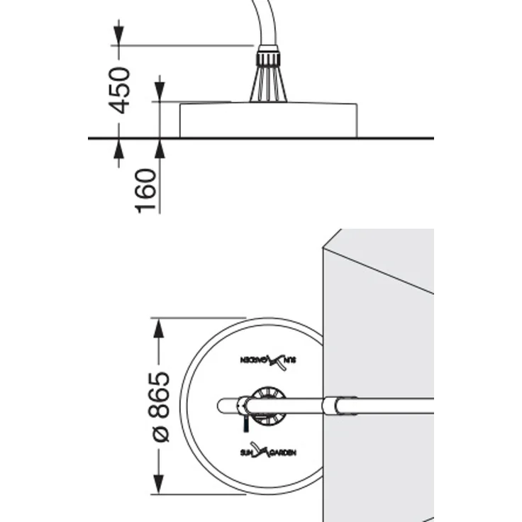 Sun Garden Easy Sun Schirmständer 150 kg (befüllbar) - anthrazit – Bild 3