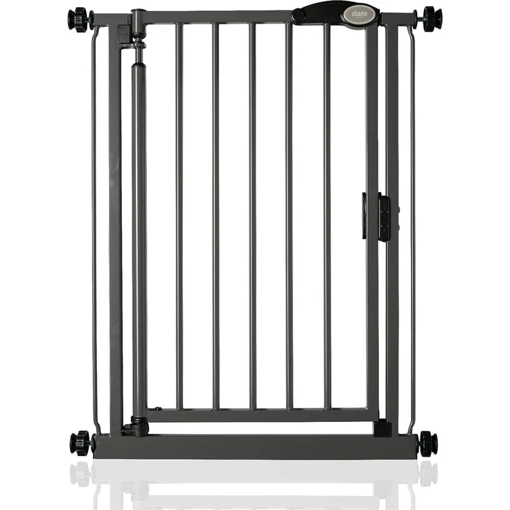 Bettacare Automatisch Schließendes Treppengitter, 68.5cm - 75cm, Schiefergrau, Schmal, Druckmontage-Sicherheitsgitter, Babygitter, Sicherheitsschranke für Türen, Flure und Räume – Bild 1