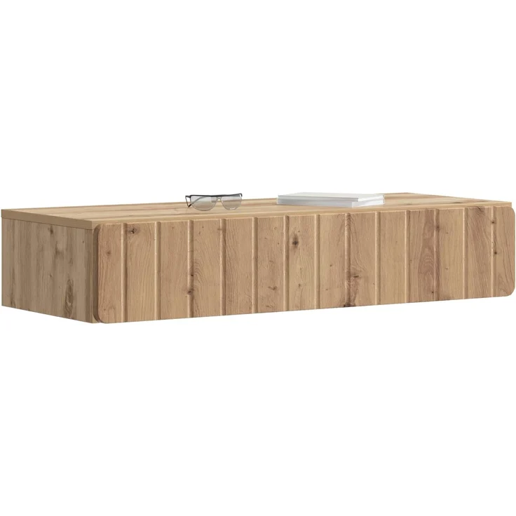vidaXL Wandmontierter Beistelltisch Artisan-Eiche 87,5 x 34,5 x 17 cm 898334 – Bild 2