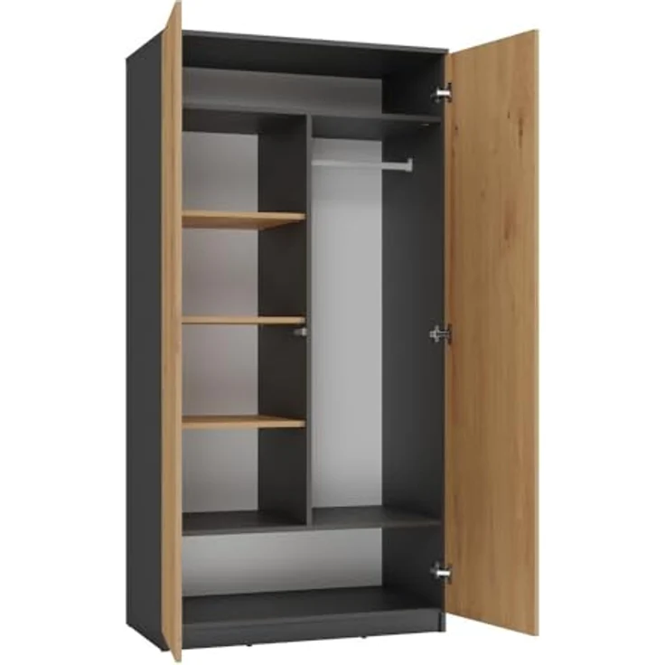 ibonto Kleiderschrank Vielseitiger Hochwertiger Mehrzweckschrank mit TIP-ON-System – Bild 7