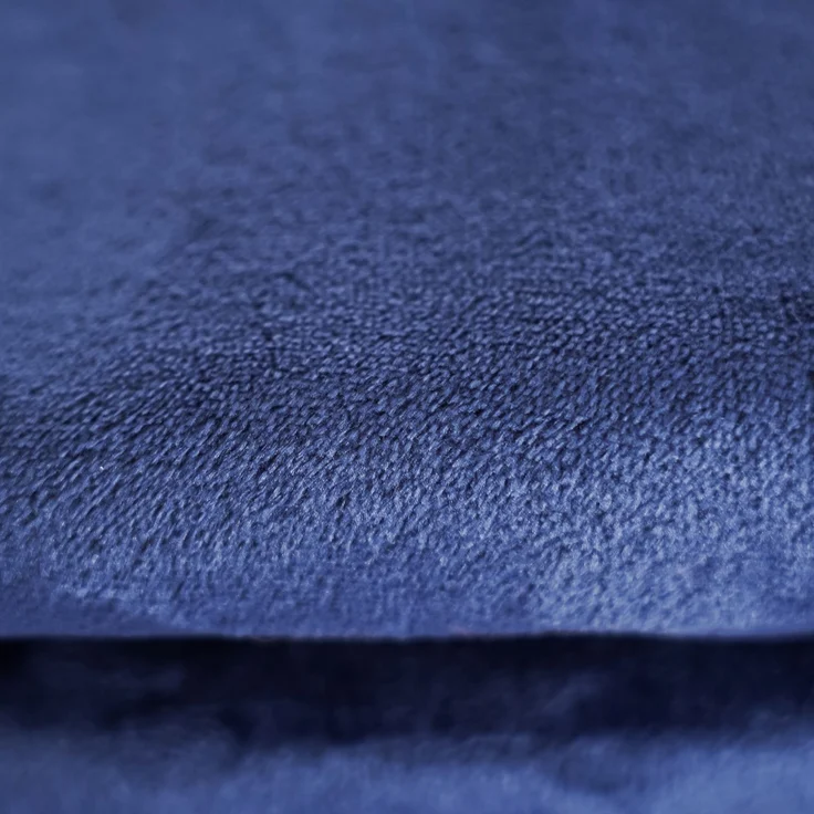 Kuschelige Decke 270x230 cm Fleecedecke Wohndecke aus Polyester Tagesdecke Dunkelblau – Bild 2