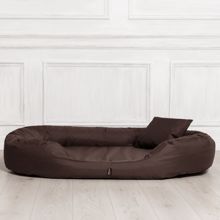 SAMMY Orthopädisches Hundebett - 04 Dunkelrot, 140x105cm – Bild 3
