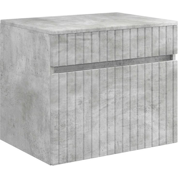 vidaXL Waschbeckenschrank Betongrau 59 x 44,5 x 80 cm Holzwerkstoff 3404303 – Bild 4