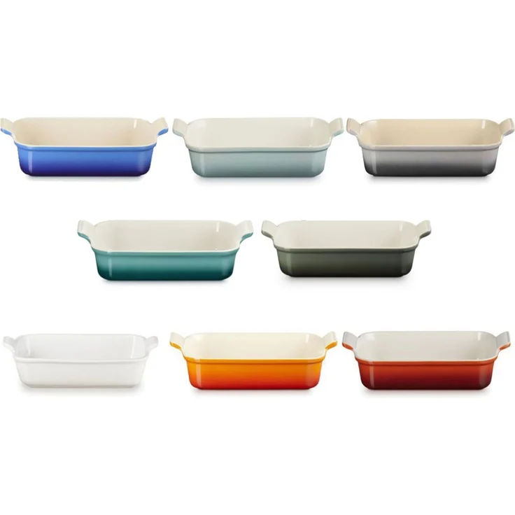 LeCreuset Auflaufform rechteckig 26cm Tradition | Auswahl Blue Riviera : Blue Riviera – Bild 6