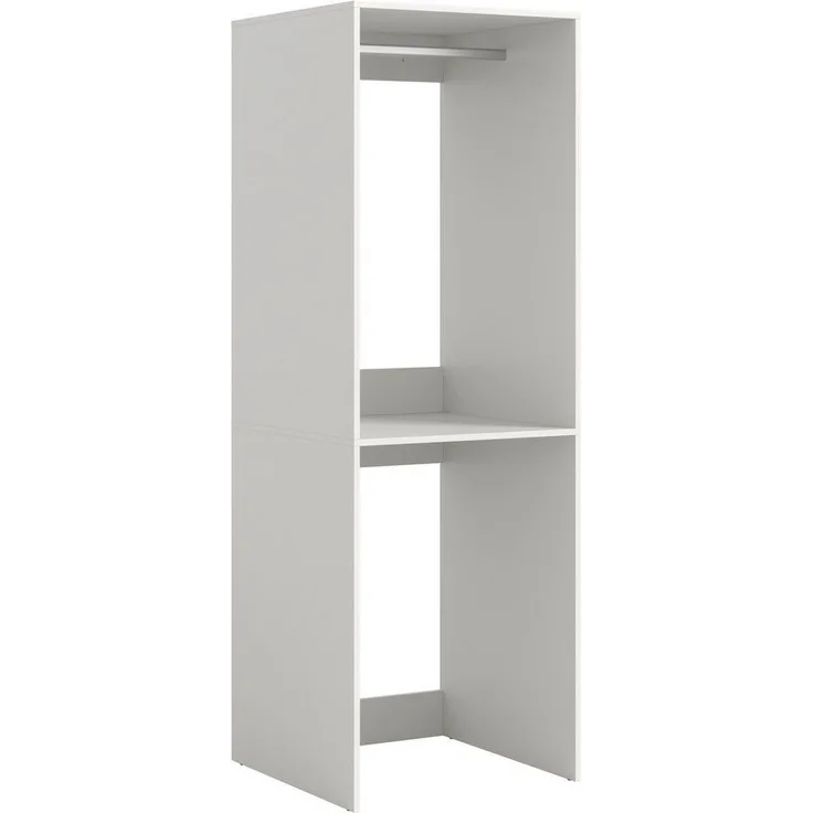 welltime Waschmaschinenumbauschrank FALAS, TOPSELLER, Höhe 195 cm, 1 Ablageboden, 1 Kleiderstange (1-St, in verschiedenen Farben erhältlich, für Waschmaschine & Trockner) Waschmaschine, Trockner, Waschmaschinenschrank, Umbauschrank, Wäsche