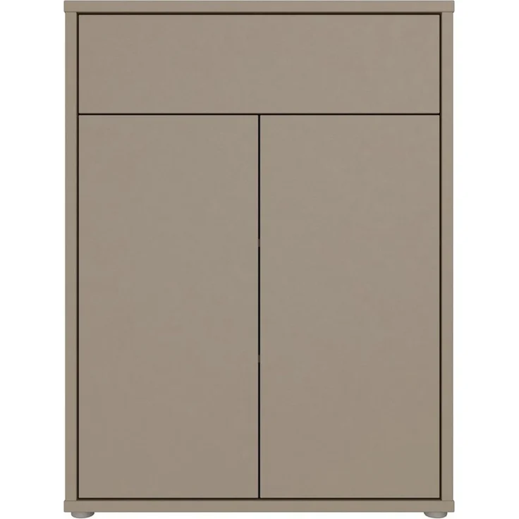 PREISBRECHER Schuhkommode ALICE SPRINGS, in Taupe - 74,5x99,1x34,9cm (BxHxT) – Bild 1