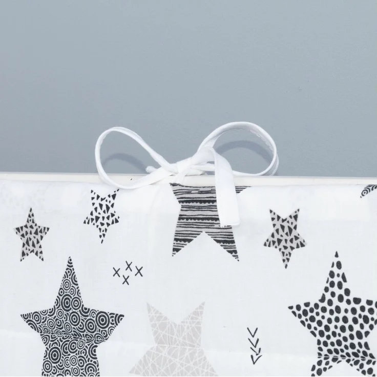 Amilian Bettnestchen Bettumrandung (Made in EU) 420x30 cm - für Babybett 140x70 cm geeignet, (140 x 70 cm geeignet (rundherum) mit Kantenschutz, Nestchen), Umrandungen – Bild 3
