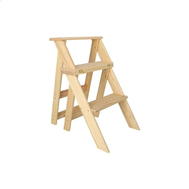 Aranaz 11001 Treppenstuhl, Kiefernholz, 39 x 53 x 91 cm – Bild 8