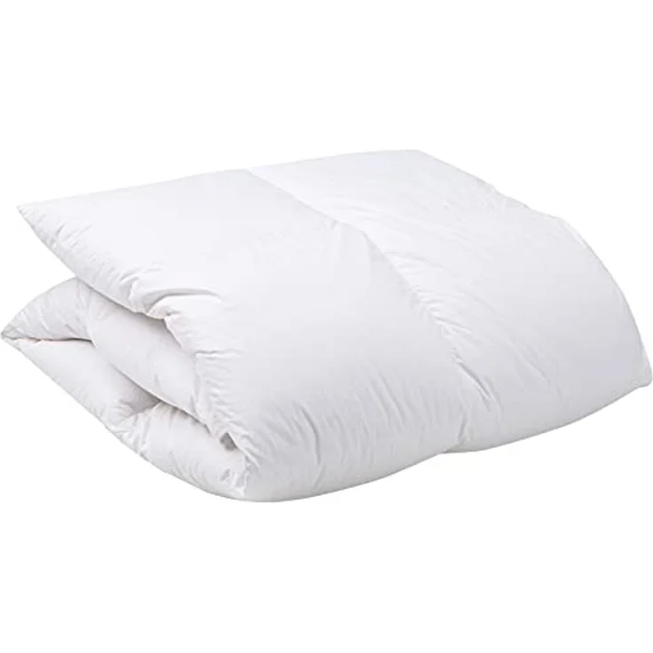 KÜNSEMÜLLER Daunenbettdecke Daunenbettdecke "Canada Warm "mit 1cm Steg, Füllung: 90% Daunen 10% Federn, Bezug: 100% Baumwolle, Allergikerfreundlich, angenehmes, temperaturausgleichendes Schlafklima – Bild 1
