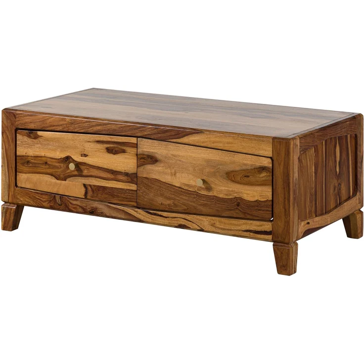 Couchtisch Sheesham 115x60x45 braun lackiert ANCONA #102 – Bild 1