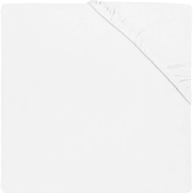 Puck Molton Spannbettlaken - White - 70 x 140 / 15