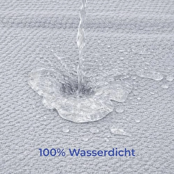 Dreamzie Hundedecke Wasserdicht Bett, Auto, Outdoor 80x100 cm - Reversible und Maschinenwaschbar Hundedecke Sofa aus Sherpa Fleece - Hellgrau – Bild 9