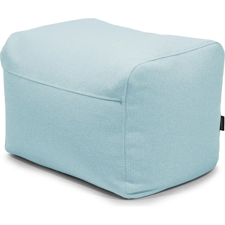Sitzsack ‘Pouf Plus 70‘, Bezugstoff - Dunes, 100% Olefin, Aquamarine, 45x60x70 cm cm.
