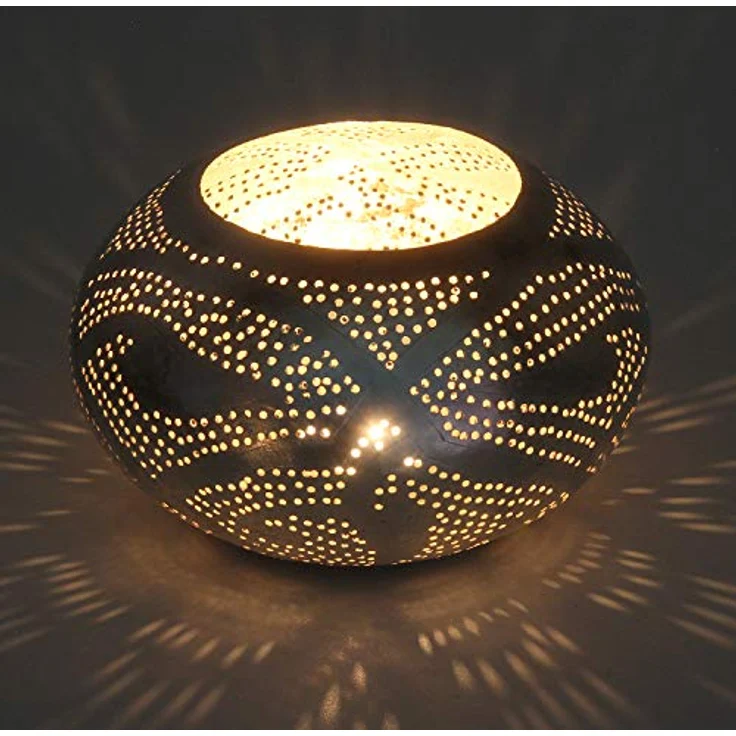 Orientalisches Windlicht Silberlaterne Nureddin – Bild 3