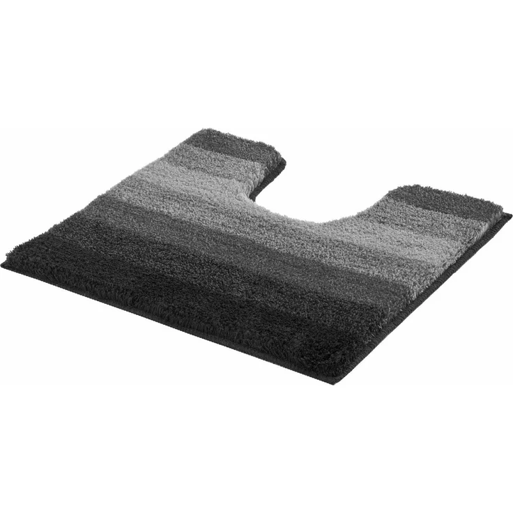 MEUSCH Badematte Palace, Badvorleger, Badezimmer Teppich, Höhe 23 mm, rutschhemmend beschichtet, fußbodenheizungsgeeignet, Kunstfaser, Badteppich, gestreift, mit Farbverlauf, waschbar – Bild 3