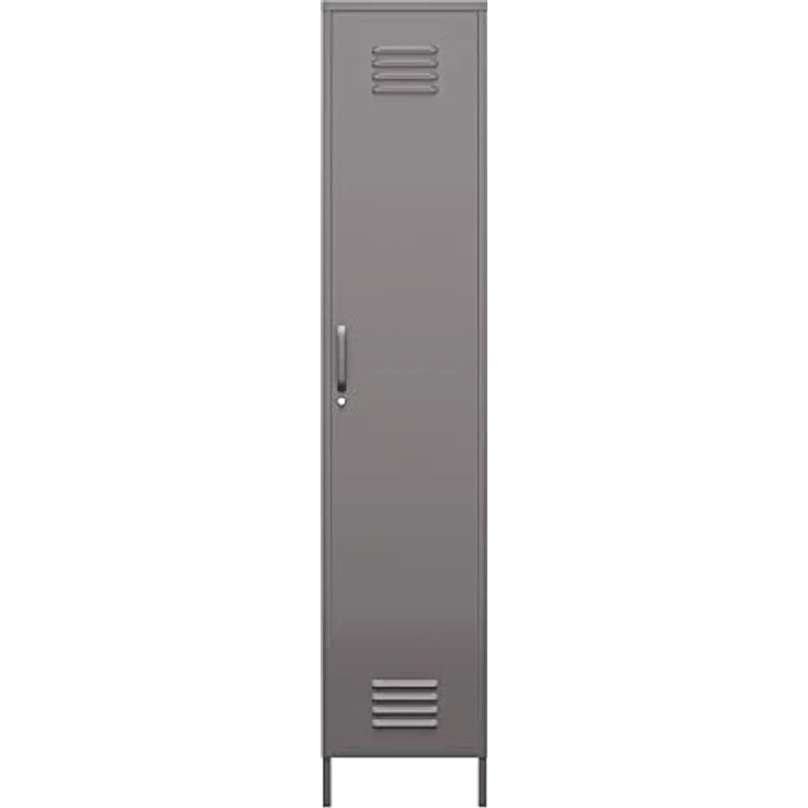 DHP Furniture Dorel Home Metallschrank Spind Grau – Bild 4