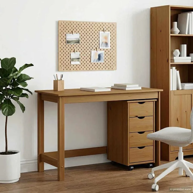 vidaXL Schreibtischschrank-Set MOSS 2 stk. Honigbraun 112 x 50 x 75 cm 3438770