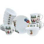 Luna Socken, Frühstücksset 18-tlg (mo)