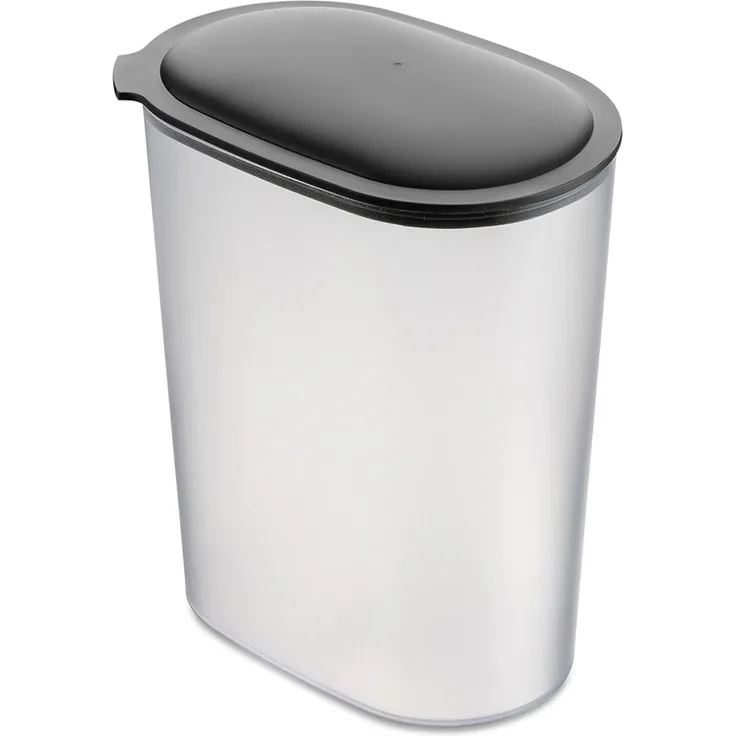 Koziol Vorratsdose 2,5 L Connect Oval Storage L nature ash grey