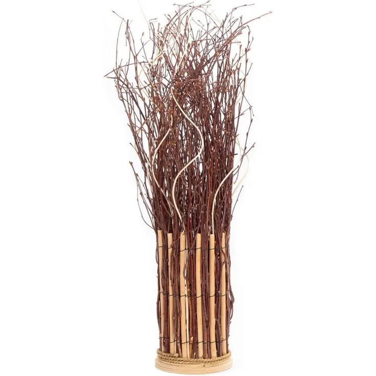 CREEDWOOD Paravent RAUMTEILER "BUNCH", Weide, 71x35cm, Zweige Sichtschutz