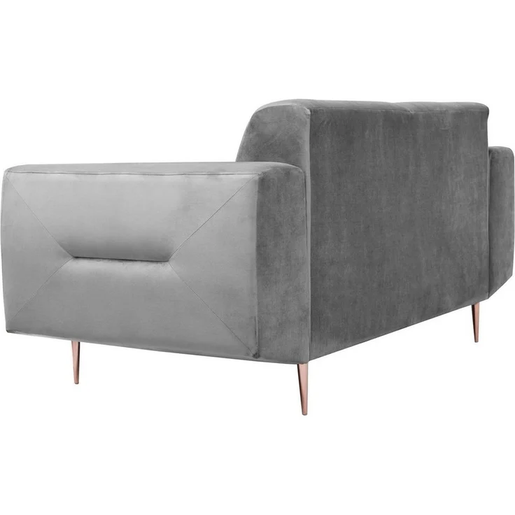 Beautysofa Polstergarnitur VENEZIA Die Lieferung beinhaltet Beiträge zur Wohnung, (Sessel + 2-Sitzer Sofa + 3-Sitzer Sofa im modernes Design), mit Metallbeine, Couchgarnituren aus Velours – Bild 3