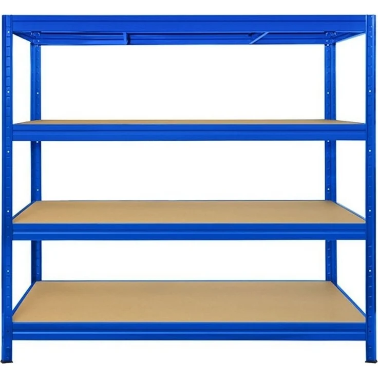 Karat Schwerlastregal Weitspannregal Blau, 7 Größen, 4 stabile Böden, 1200 kg Tragkraft – Bild 2