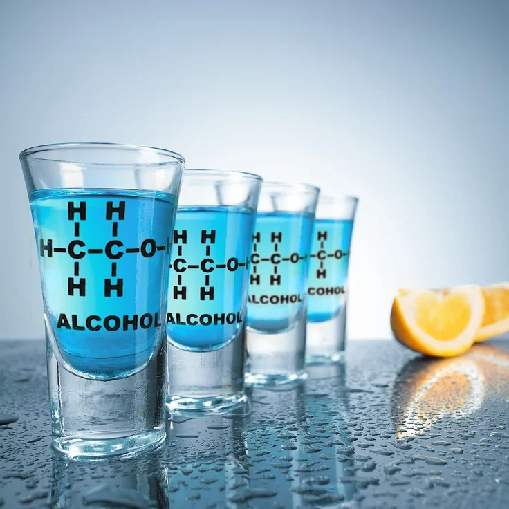 Mad Monkey - Shotgläser mit Alkohol-Formel (4er Set) – Bild 1