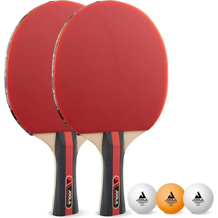 Joola Tischtennisschläger Rossi (Packung, 5-tlg, mit Bällen)