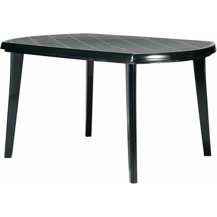 Jardin Dining Tisch Elise, 137 x 90 x 73 cm - Kunststoff, grün (137210)