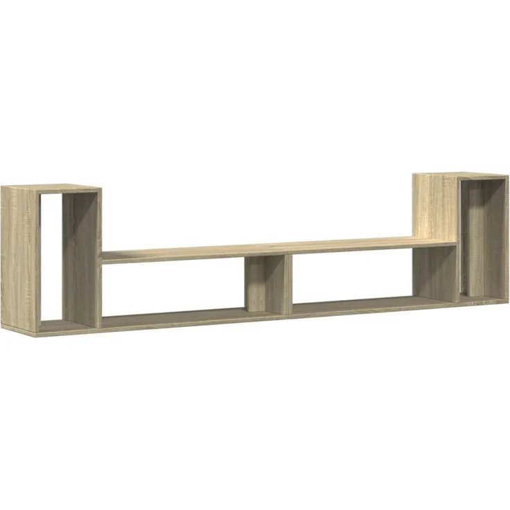 2 pcs TV-Schrank, Lowboard TV Sonoma-Eiche 100 x 30 x 50 cm Holzwerkstoff – Bild 2