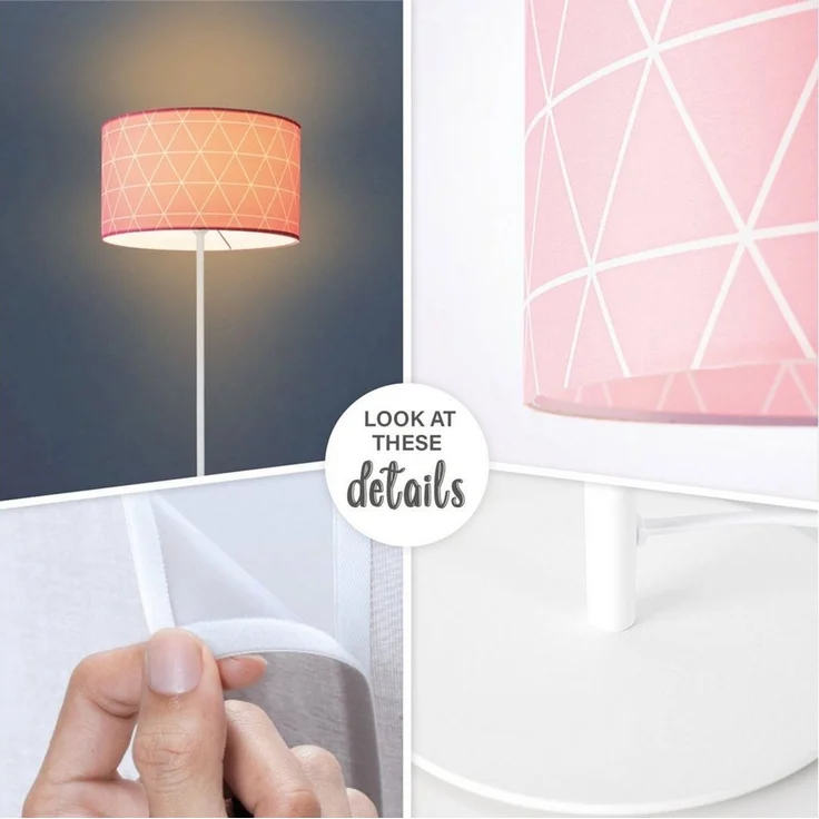 Paco Home Stehlampe Stella 401, ohne Leuchtmittel, Standleuchte Wohnzimmer Schlafzimmer E27 Skandi Pink Grau Blau Deko – Bild 2