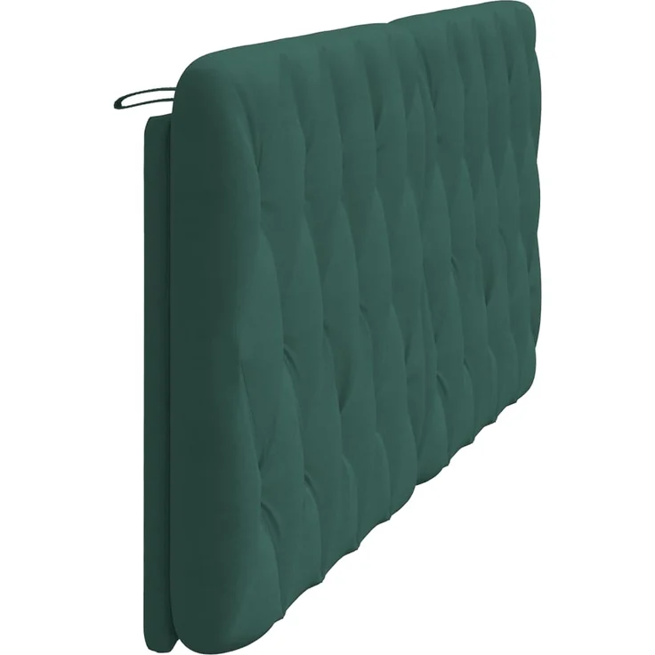 vidaXL Kopfteil-Kissen Dunkelgrün 200 cm Samt 374750 – Bild 6