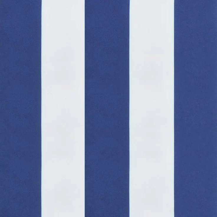 vidaXL Niedriglehner-Auflagen 4 Stk. Blau & Weiß Gestreift Stoff 361320 – Bild 9