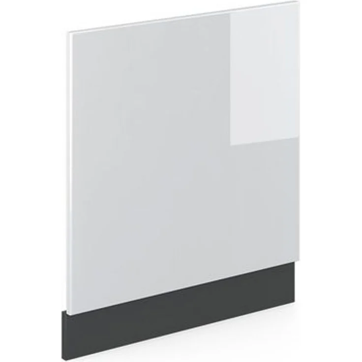 Frontblende R-Line Weiß Hochglanz 60 cm ohne Arbeitsplatte Vicco – Bild 4