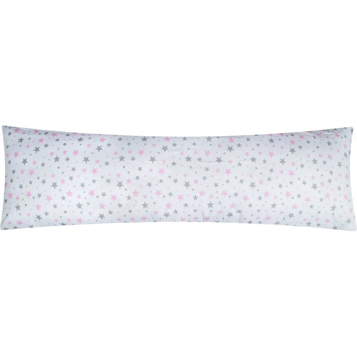 Heubergshop Seitenschläferkissenbezug, (1 Stück), 40x145cm Sterne in 100% Baumwolle Kinder Bezug Kissenbezug (EW-640/2)