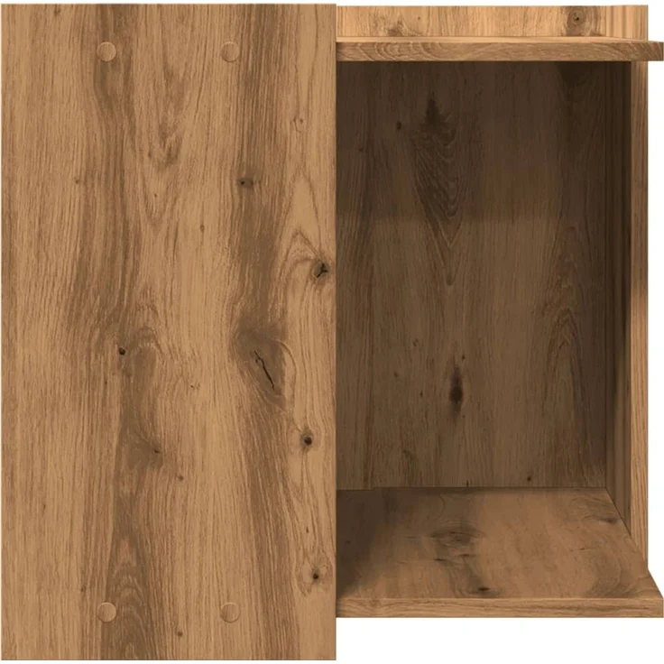 vidaXL Katzenklo Artisan-Eiche 53x53x51 cm Holzwerkstoff 857759 – Bild 6
