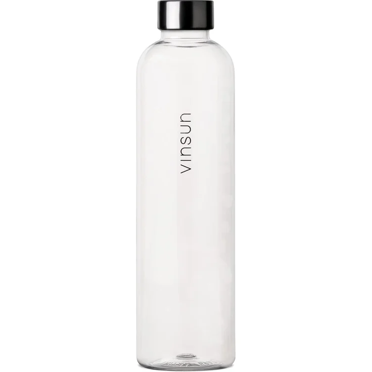 Vinsun Trinkflasche Tritan Wasserflasche 1L, Sportflasche Kohlensäure geeignet & BPA frei, Auslaufsicher, bruchsicher, geruchs- und geschmacksneutral – Bild 1