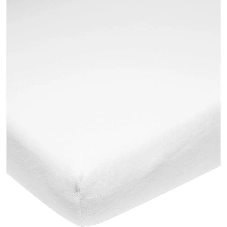 Meyco Molton Spannbettlaken - 40x80/90 cm – Weiß W