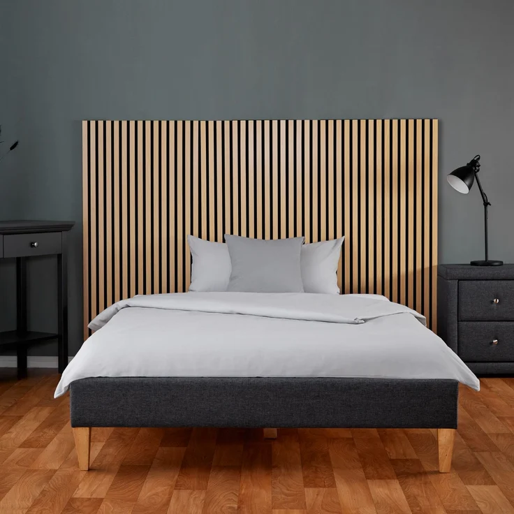 Akustikpaneele Holz 60 x 60 cm 2 Paneele Wandpaneele Deckenpaneele 3D Wandpaneel Wandverkleidung Dekorpaneel – Bild 5