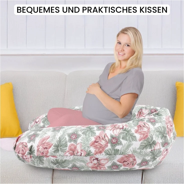Amilian Stillkissen XXL - Seitenschläferkissen - Schwangerschaftskissen - Lagerungskissen, Pregnancy Pillow - Stillkissen 170 cm - Body Pillow - Schlafkissen Seitenschläfer, Seitenschläferkissen Schwangerschaft - Kissen – Bild 1