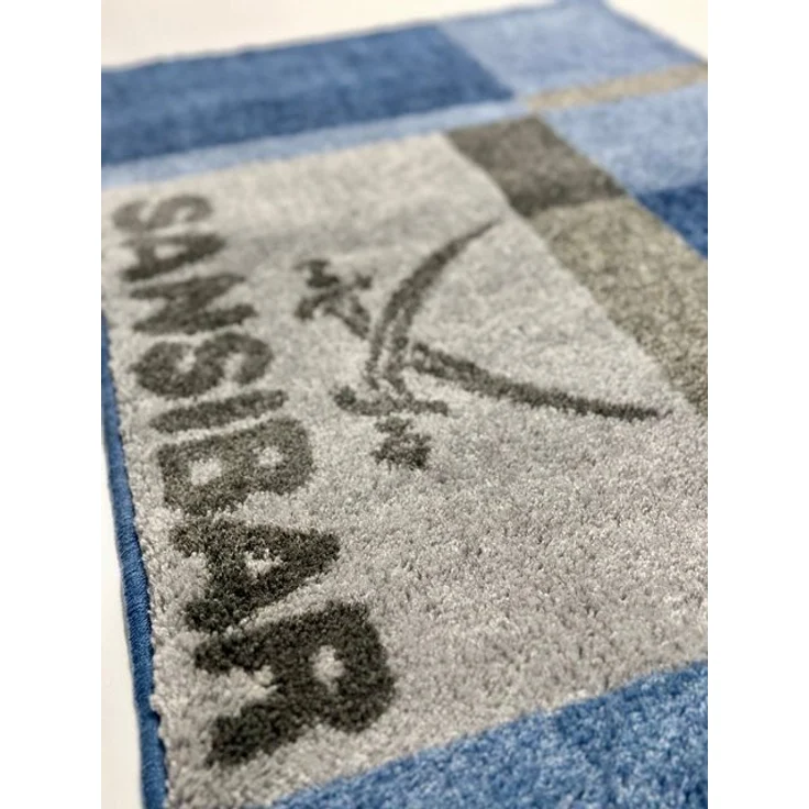 Sansibar Sylt Badematte Sansibar Badteppich CLIFF, Hoch-Flor 20 mm, schnell trocknend, strapazierfähig, fußbodenheizungsgeeignet, Polyacryl, rutschhemmend beschichtet, fußbodenheizungsgeeignet – Bild 3