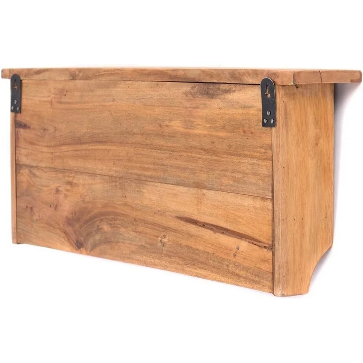 DESIGN DELIGHTS Wandgarderobe RUSTIKALE WANDGARDEROBE mit Fächern "VINTAGE 70", 70 x 27 x 11 cm(BxHxT) – Bild 2