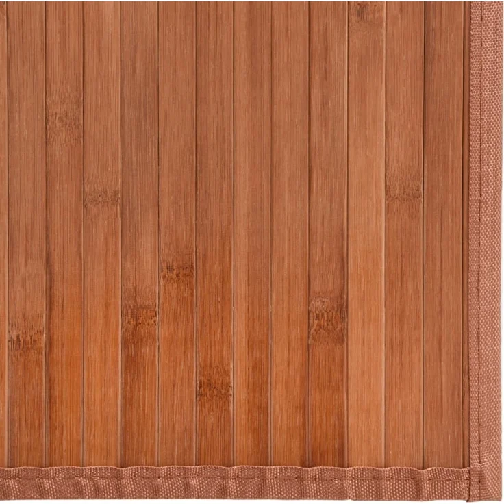 vidaXL Teppich Quadratisch Braun 100x100 cm Bambus 376938 – Bild 5