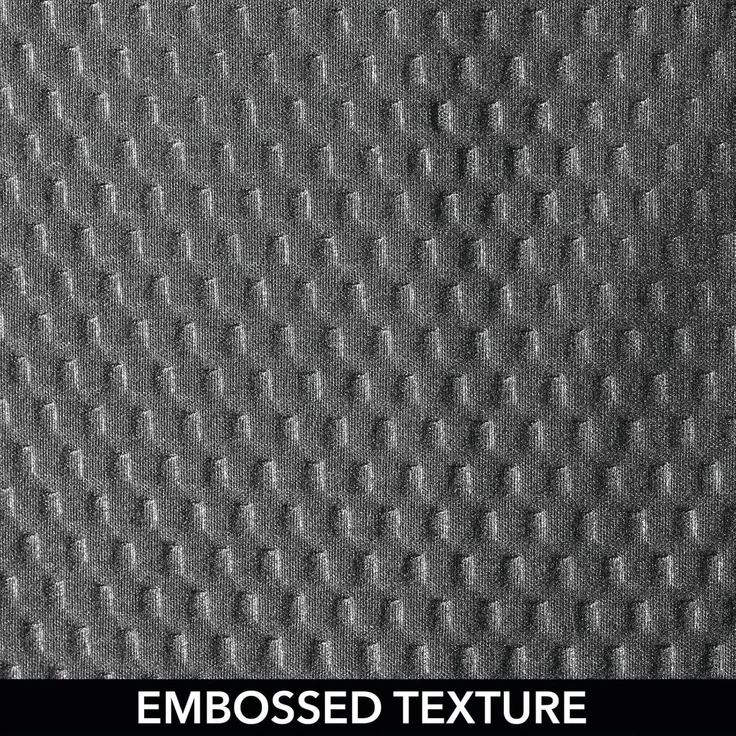 mDesign Luxus Duschvorhang Badewannenvorhang Waffelmuster Polyester Dunkelgrau – Bild 6