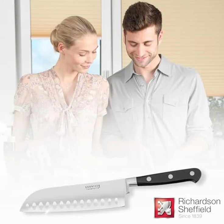 Richardson Sheffield SABATIER TROMPETTE Santokumesser 7" – Bild 6